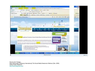 Source de l’image:   Steve Momorella (TEKgroup International) The Social Media Newsroom Webinar (Déc. 2009) Online Public Relations http://www.tekgroup.com / 