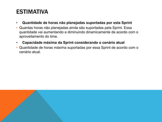 (Quantidade de Pessoas no Time * Quantidade de dias da Sprint * 15) / 60