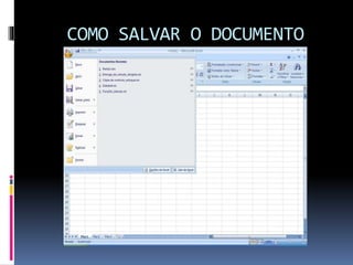 COMO SALVAR O DOCUMENTO
 