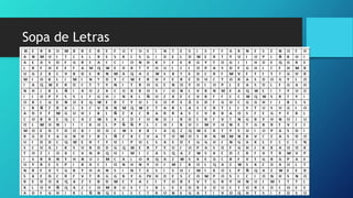 Sopa de Letras
 