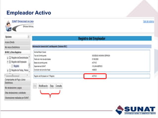 Empleador Activo
 