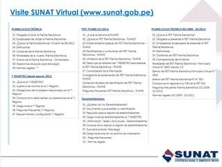 Visite SUNAT Virtual (www.sunat.gob.pe)
 