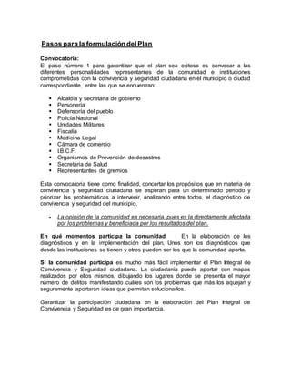 Plan integral de convivencia y seguridad ciudadana p.i.c.s.c. | DOCX