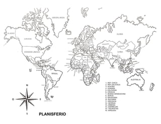 Planisferio mapas