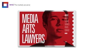 WHO The markets we serve
 