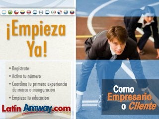 Empresario
o Cliente
Como
Latín .com
 