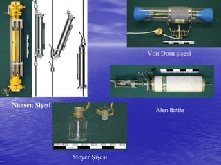 Meyer Şişesi
Von Dorn şişesi
Nansen Şişesi
Allen Bottle
 
