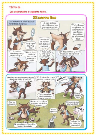 TEXTO 26
Lee atentamente el siguiente texto.
 