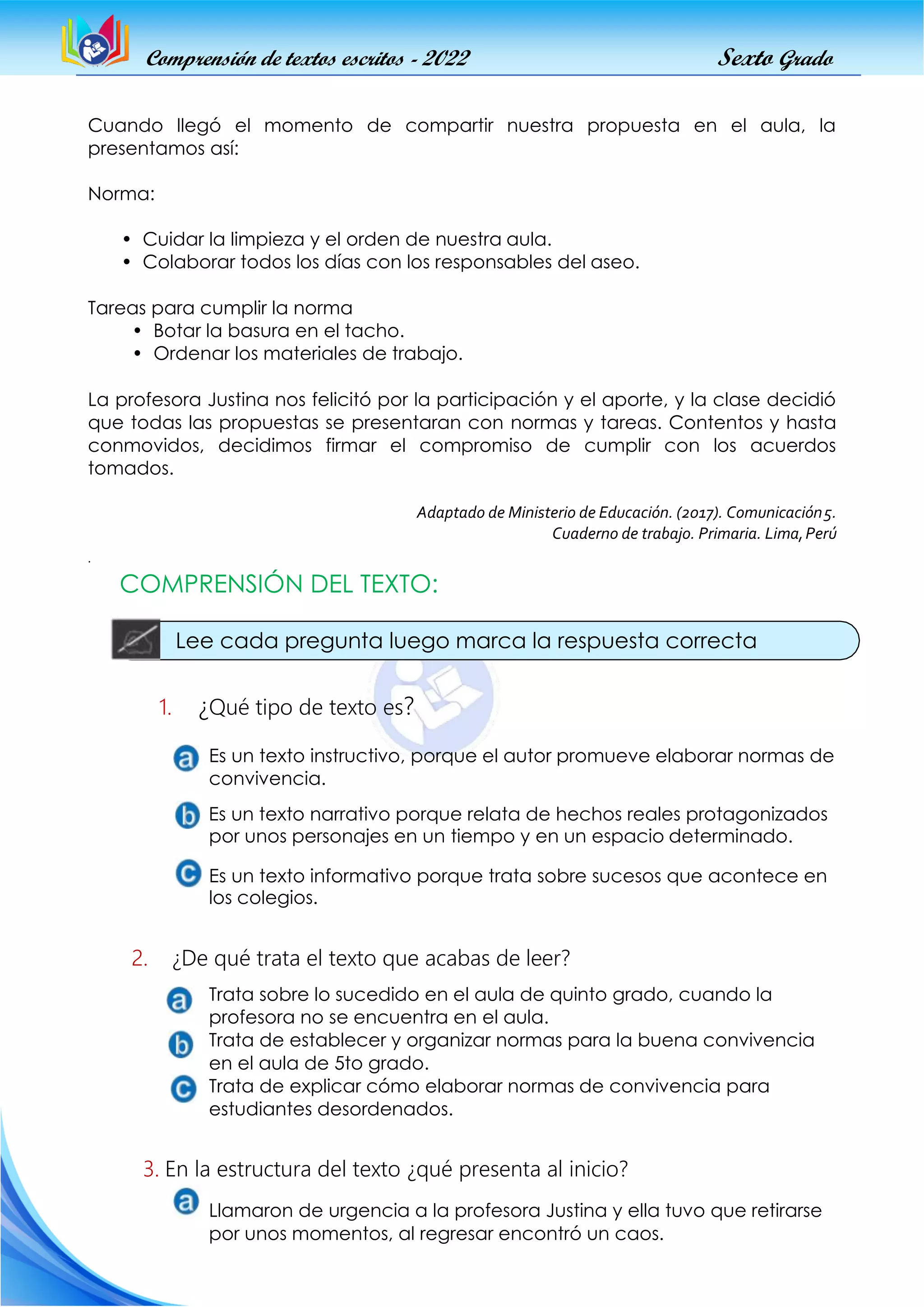 Padre Nuestro Comprensin Lector Espaol Ele Hojas De Trabajo Pdf Doc