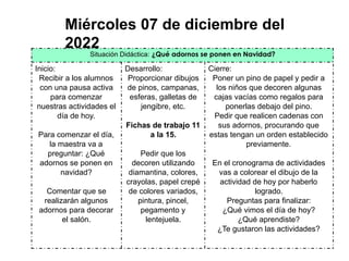 PLAN LLEGO LA NAVIDAD para preescolar de diferentes grados | PDF