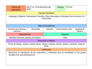 PLAN LLEGO LA NAVIDAD para preescolar de diferentes grados | PDF