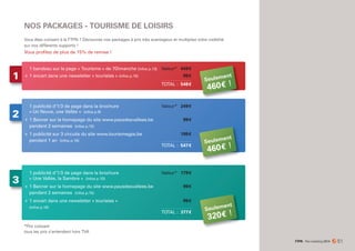 Plan marketing 2014 - Fédération du Tourisme de la Province de Namur