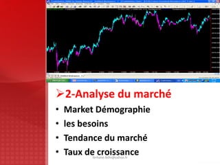 2-Analyse du marché
• Market Démographie
• les besoins
• Tendance du marché
• Taux de croissanceferhane.fethi@yahoo.fr