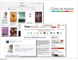 Clubs de lecture




jeudi 21 juin 12
 