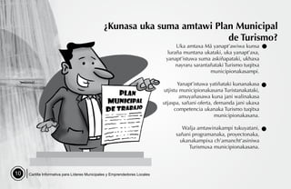 Plan municipal de turismo