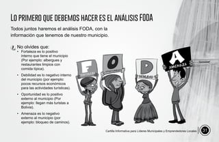 Plan municipal de turismo