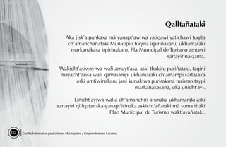 Plan municipal de turismo