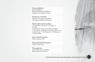 Plan municipal de turismo