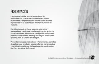 Plan municipal de turismo