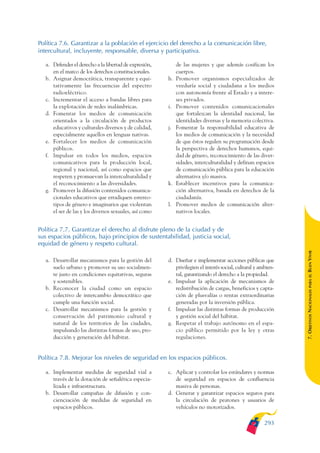 Plan nacional buen vivir 2009-2013.