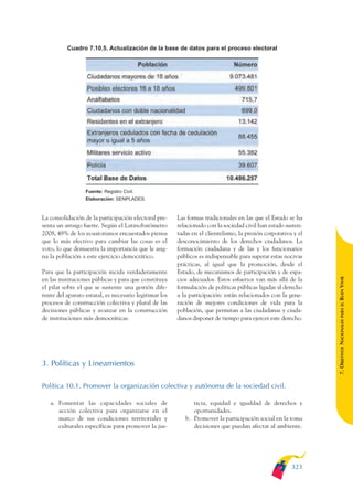 Plan nacional buen vivir 2009-2013.
