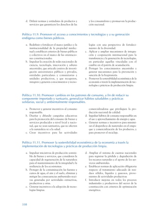 Plan nacional buen vivir 2009-2013.