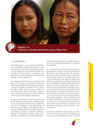 Plan nacional buen vivir 2009-2013.