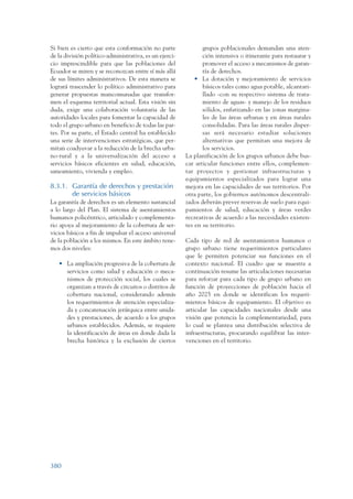 Plan nacional buen vivir 2009-2013.