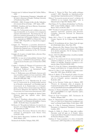 Plan nacional buen vivir 2009-2013.