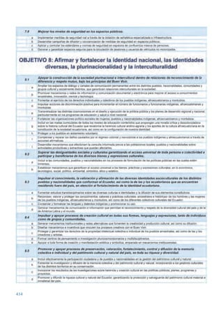 Plan nacional buen vivir 2009-2013.