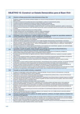 Plan nacional buen vivir 2009-2013.
