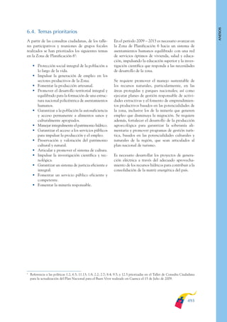 Plan nacional buen vivir 2009-2013.