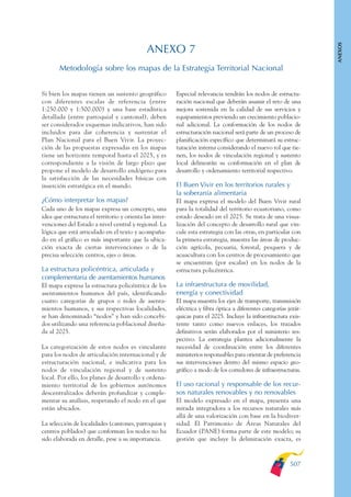 Plan nacional buen vivir 2009-2013.