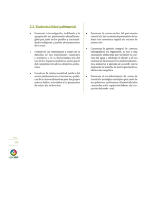 Plan nacional buen vivir 2013 2017