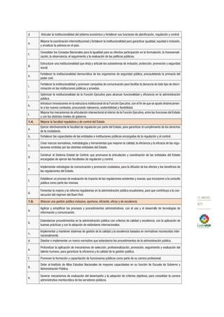 Plan nacional buen vivir 2013 2017