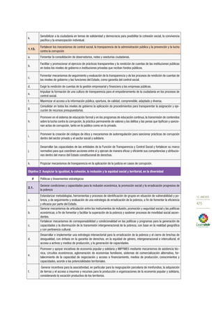 Plan nacional buen vivir 2013 2017