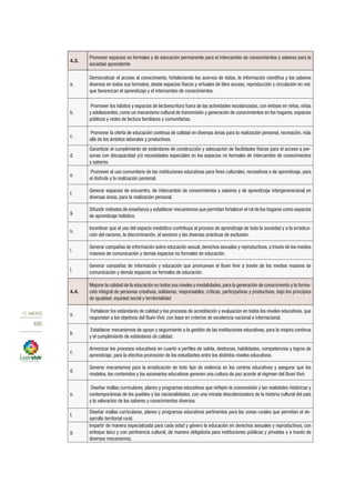 Plan nacional buen vivir 2013 2017