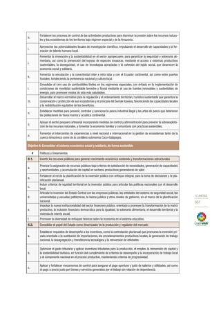 Plan nacional buen vivir 2013 2017