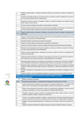 Plan nacional buen vivir 2013 2017