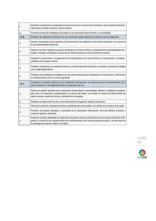 Plan nacional buen vivir 2013 2017