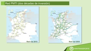 16
Red PMTI (dos décadas de inversión)
Red vial 2015 Red vial 2035
 