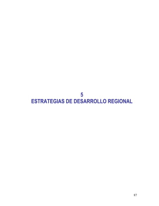87
5
ESTRATEGIAS DE DESARROLLO REGIONAL
 
