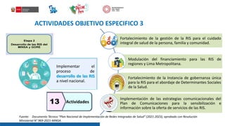 Plan nacional de Implementación de Redes | PDF