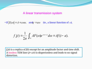 Linear Distortion Tem Plannar Transmission lines intro summarized (1).ppt