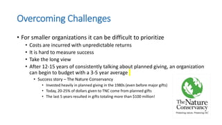Planned Giving Opportunities with the Upcoming Transfer of Wealth (Pt. 1/2) Slide 18