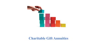 Charitable Gift Annuities
 