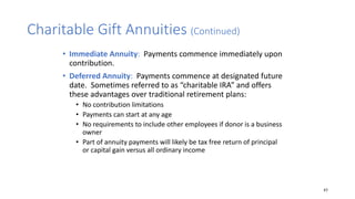 Planned Giving Opportunities with the Upcoming Transfer of Wealth (Pt. 1/2) Slide 45