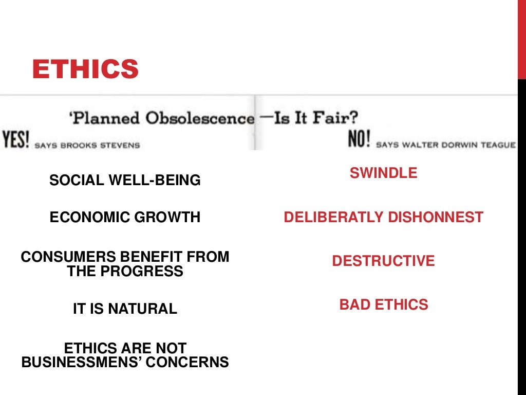 Planned Obsolescence