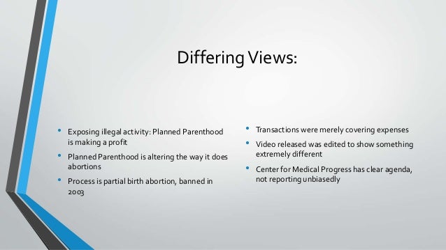 The Ethics Of Planned Parenthood