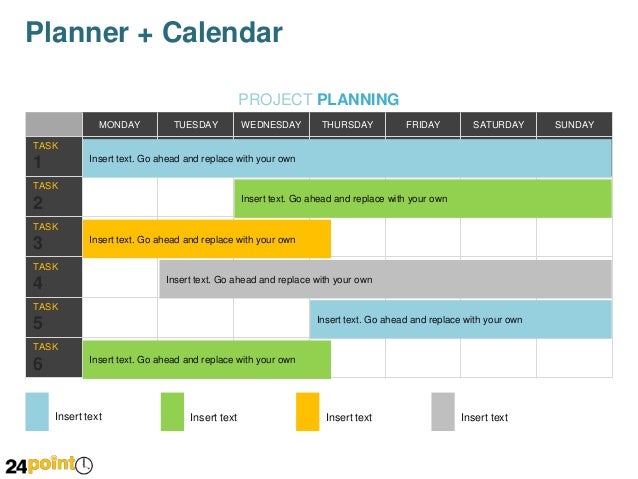 project planner calendar
